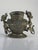 Early 20th Century Tibetan With Dragons Jar / Pot Repousse Tined, Brass: Southeast Asia For Sale - Image 12 of 13