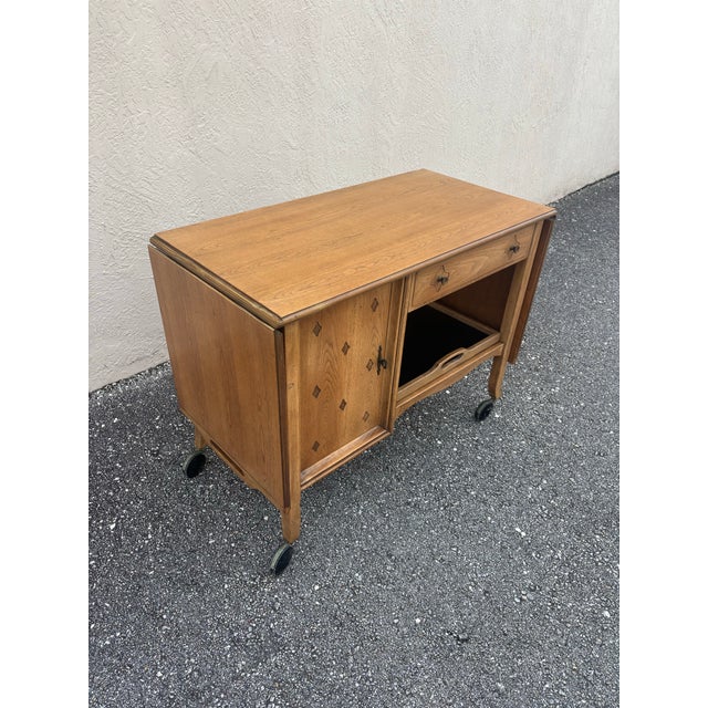 1960s 1960s Horizon by Thomasville Mid Century Modern Bar Cart For Sale - Image 5 of 6