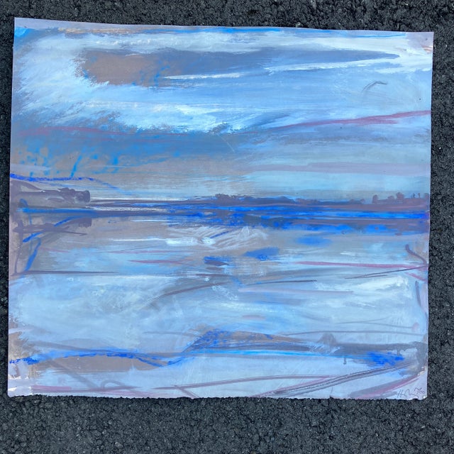 Contemporary Original Abstract Seascape Painting Signed For Sale In Philadelphia - Image 6 of 6