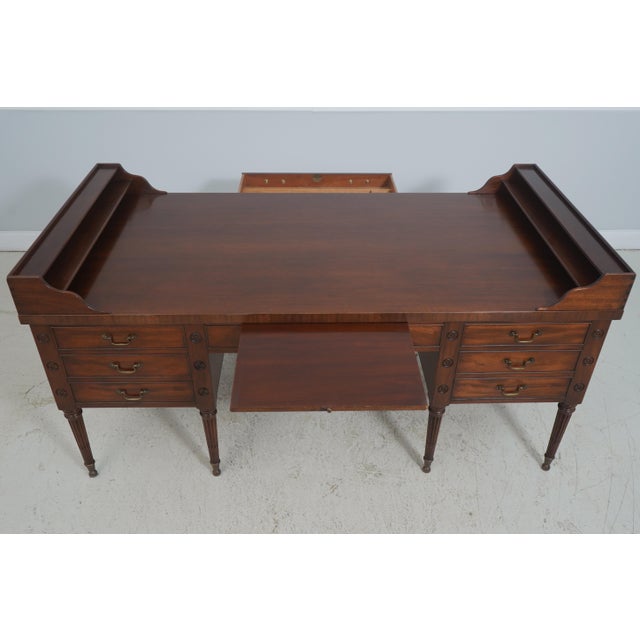 Kittinger George Washington Style Mahogany Executive Desk For Sale - Image 17 of 18