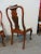 Brown Queen Anne Style Solid Mahogany Dining Chairs - Set of 8 For Sale - Image 8 of 12