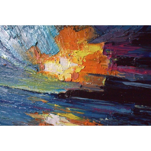 Natalia Vypritskaia, Sunset, Oil on Canvas For Sale - Image 4 of 5