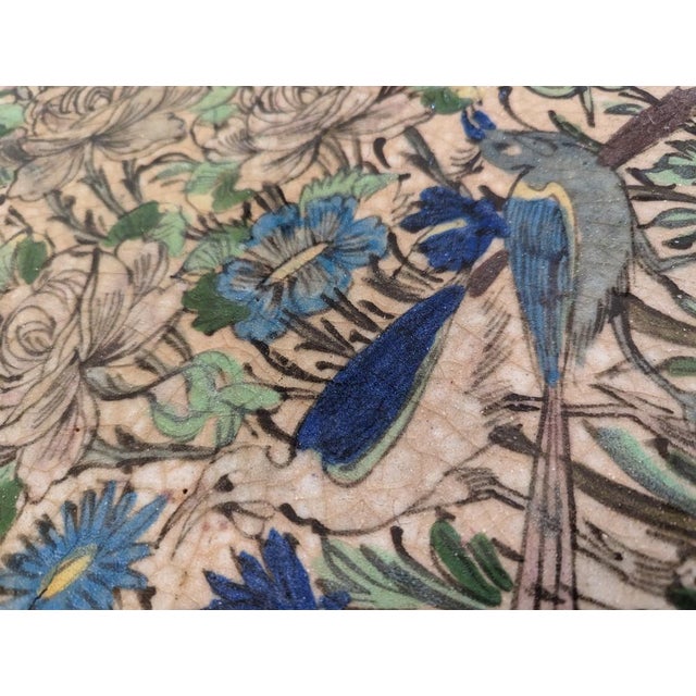 Middle Eastern Floral Botanical Decor Tiles, Set of 2 For Sale - Image 4 of 18