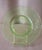 Transparent Green Uranium Glass Salad Plates Set of 6 Early 20th Century For Sale - Image 11 of 18