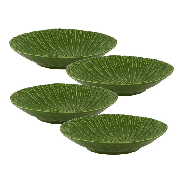 Bordallo Pinheiro Amazonia Soup Plates, Set of 4 For Sale