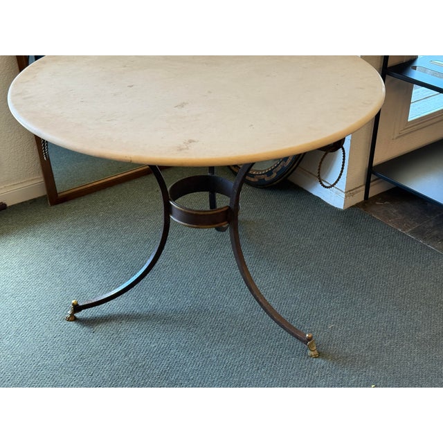 Kreiss Kreiss Brasserie Round Table, 39 Inches For Sale - Image 4 of 12