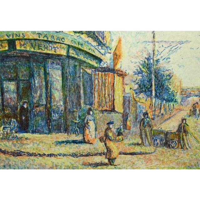 Impressionist Pissarro, Claude"Avenue of the Street Vendor"H.Signed Artwork Serigraph Unframed For Sale - Image 3 of 6