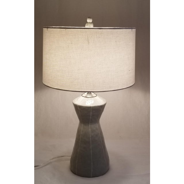Handmade Modern Gray Table Lamp by kRI kRI Studio Chairish