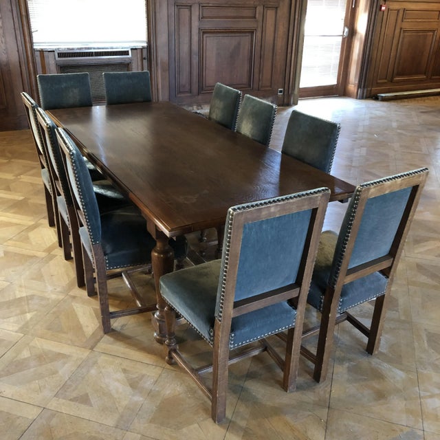 Wood Antique French Dining Table, 1910s For Sale - Image 7 of 11