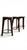 Mid-Century Modern Set of 3 - Pierre Jeanneret Teak Stools C. 1960 For Sale - Image 3 of 6