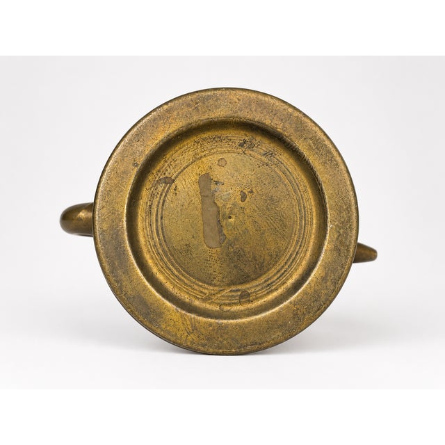 Rustic European Vintage Copper & Brass Oil Can For Sale - Image 3 of 3