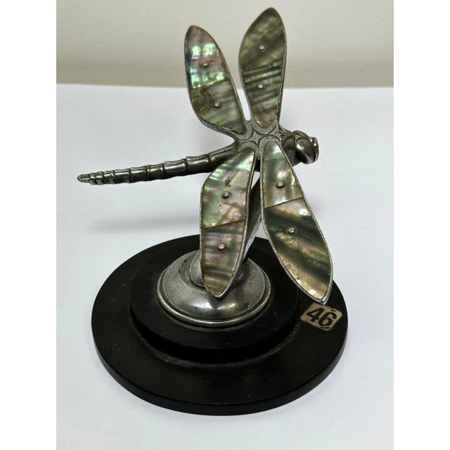 British Art Deco Circa 1934 Dragonfly Desmo Car Mascot For Sale - Image 13 of 13