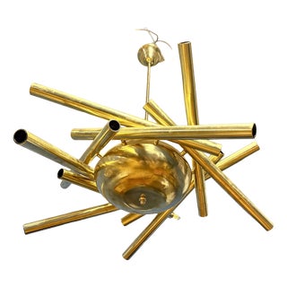 Vintage Space Age Sputnik Ceiling Lamp from Stilnovo, 1950s For Sale