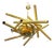 Vintage Space Age Sputnik Ceiling Lamp from Stilnovo, 1950s For Sale
