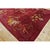 1920s Deep Red Field Floral Greek Key Antique Chinese Art Deco 8'10" X 11'6" Rug For Sale - Image 4 of 9