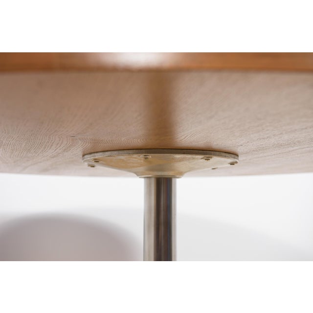 Mid-Century Modern Teak Round Dining Table, Denmark, 1970s For Sale - Image 6 of 10
