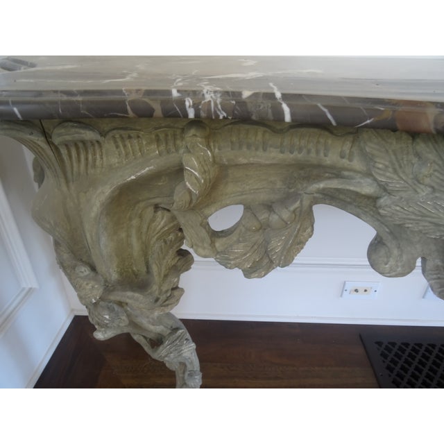 Fabulous Large Late 19th Century Louis XV Consoles a Pair For Sale In Los Angeles - Image 6 of 13