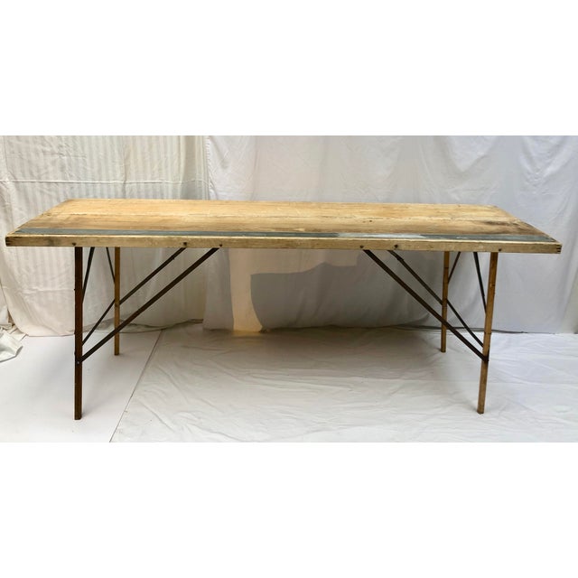 Vintage 1930s Industrial Wallpaper Table Chairish