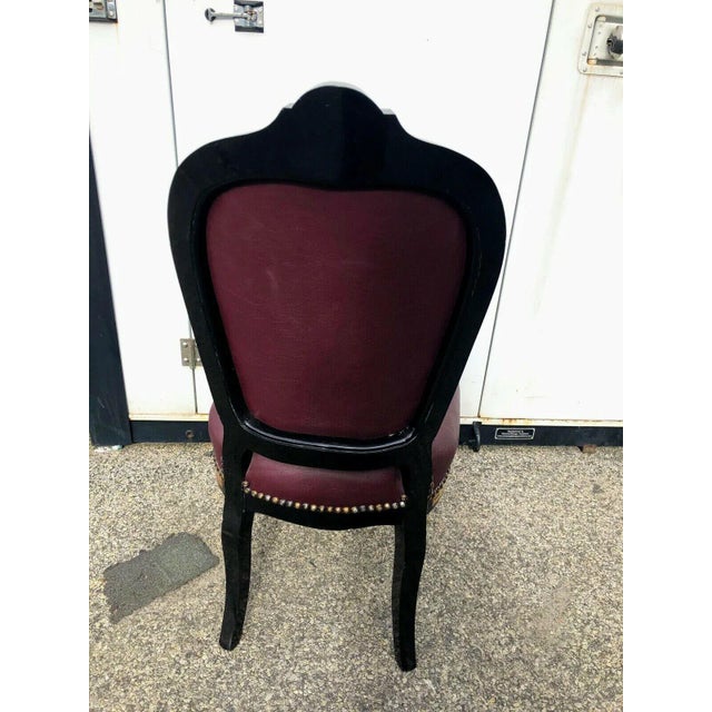 André Charles Boulle Style Accent Side Chair For Sale - Image 10 of 11