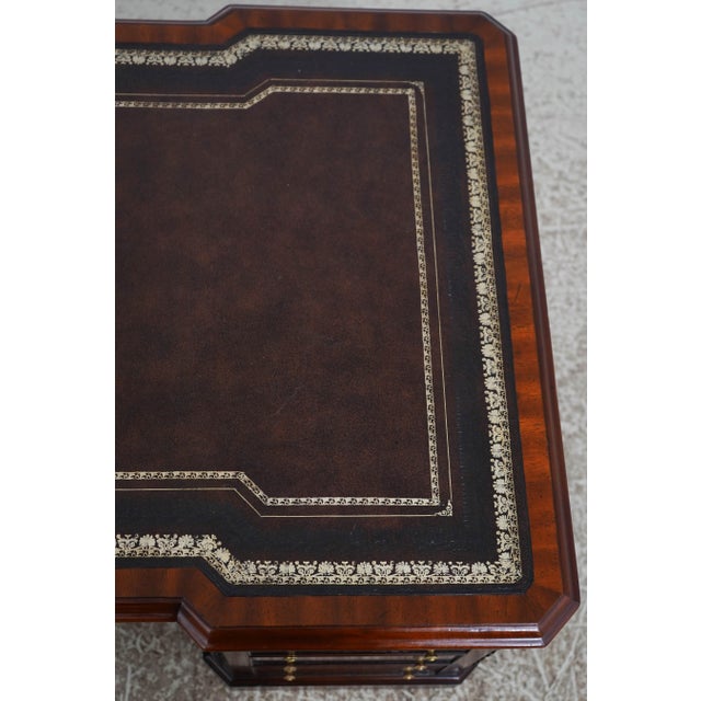 Maitland Smith Leather Top Coffee Table For Sale - Image 15 of 18