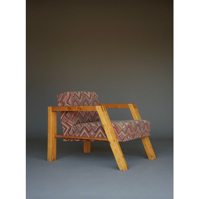 Dutch Pine Armchair, 1970s For Sale - Image 14 of 14