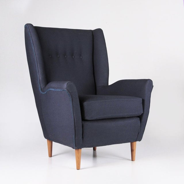 Wood Vintage Italian Lounge Chairs, 1950s, Set of 2 For Sale - Image 7 of 10