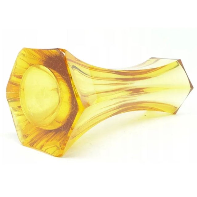 Art Deco Vase from Moser, Czechoslovakia, 1930s, in Good conditions. Designed 1920 to 1949 This piece has an attribution...