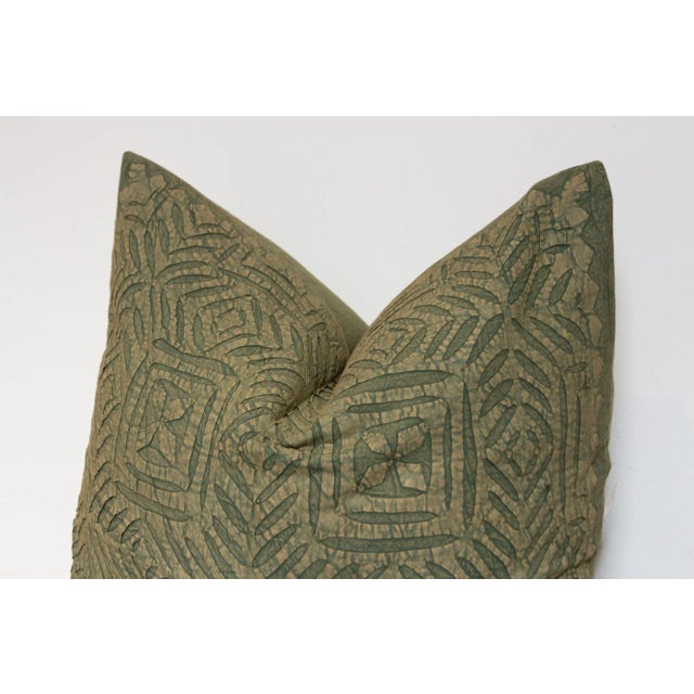 Pistachio Handmade Pillow Cover For Sale - Image 4 of 7