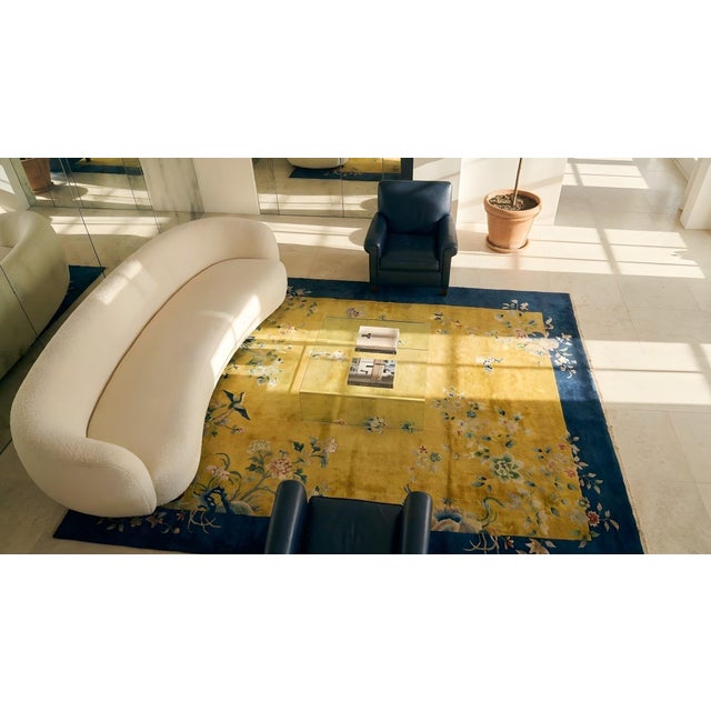 1920s Chinese Art Deco Carpet ( 9' x 11'6" - 275 x 350 cm ) For Sale - Image 9 of 10