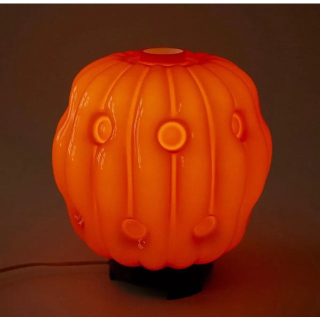 Mid-Century Pumpkin's Table Lamp, 1960s For Sale - Image 4 of 9