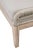 Loom Teak & Rope Outdoor Footstool, Taupe & White Flat Rope For Sale - Image 10 of 11