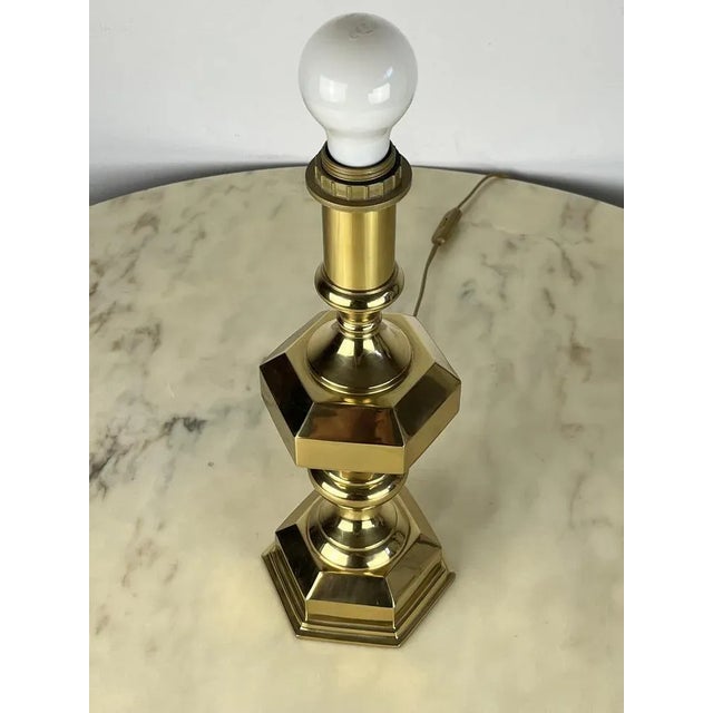 Table Lamp in Brass, Italy, 1980s For Sale - Image 6 of 10
