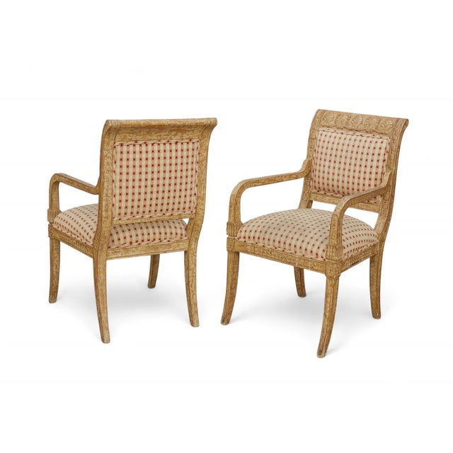 1980s Set of 6 Pierre Deux French Country Dining Arm Chairs For Sale - Image 5 of 6