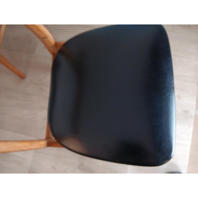 Black Vintage Scandinavian Chairs, 1960s, Set of 4 For Sale - Image 8 of 18