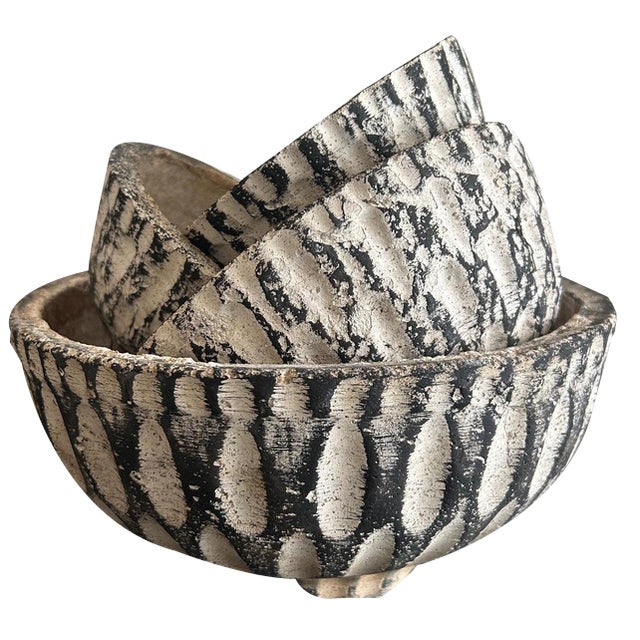 Concrete Planters, 1950s, Set of 4 For Sale