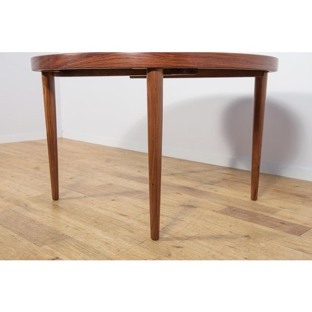 Mid-Century Extendable Rosewood Dining Table from Feldballes Møbelfabrik, Denmark, 1960s For Sale - Image 16 of 17