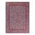 Impressive Red and White Ivory Color With Paisley Patterns Design Antique Kashan Rug For Sale
