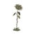 Large Sunflower Ashtray in Silver-Plated Bronze from S. Agudo, 1950s For Sale - Image 6 of 18