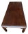 Vintage Henredon Ming-Style Fretwork Coffee Table, Solid Wood For Sale