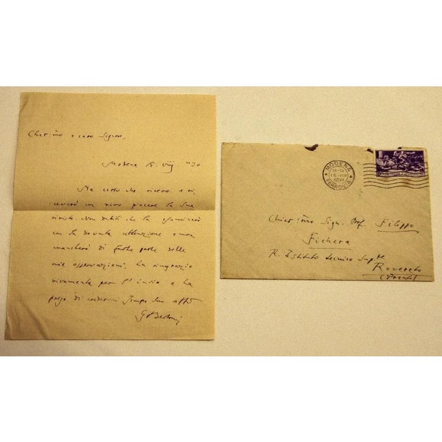 Bertini meets Filippo Fichera after he received the magazine sent by him. In the letter Bertini expresses his thanks. This...