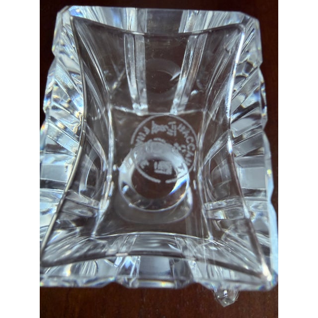 Transparent Baccarat Beautiful Cut Crystal Perfume Bottle. For Sale - Image 8 of 8