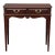 1990's Tradition House Federal Style Petite Mahogany Console Table With Two Drawers For Sale
