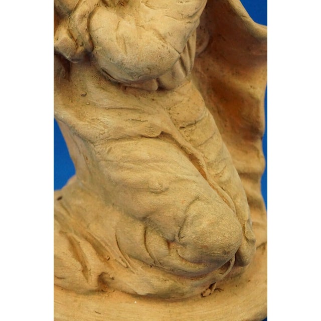 19th Century Neapolitan Nativity Scene Terracotta Madonna Sculpture, Italy, 1800s For Sale - Image 17 of 18