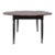 Primitive Cherry Top Drop Leaf Dining Table Over Four Black Painted Legs For Sale