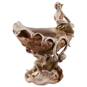 Wide Art Nouveau Vessel from Royal Dux