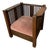 Morris Style Cube Chair With Vertical Slats For Sale