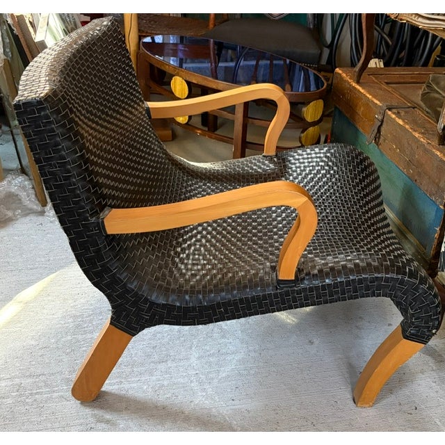 Antonio Citterio "Compagnia Delle Filippine" Leather Chair by Antonio Citterio for B&b Italia For Sale - Image 4 of 12