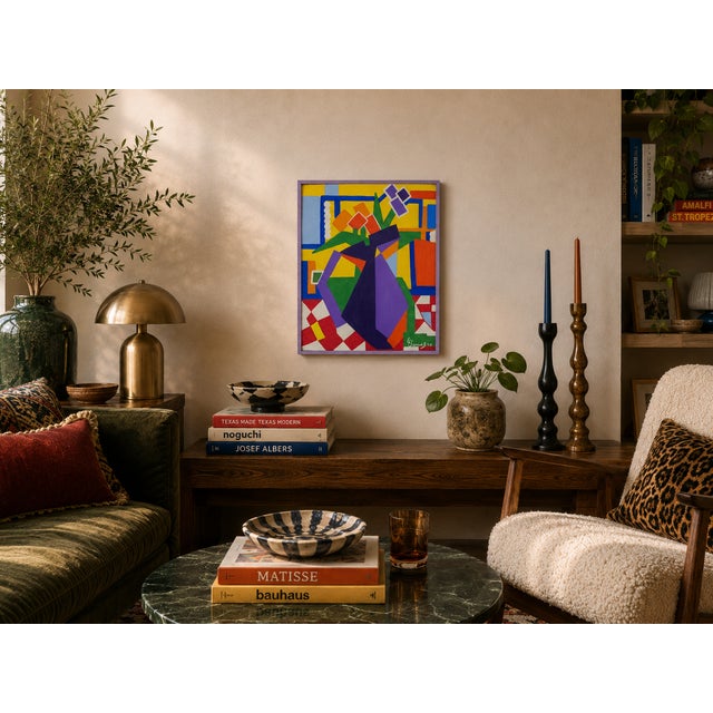 Vase and Flowers - Lloyd Franklin James, C. 1975 For Sale - Image 10 of 10