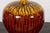 Hand-Crafted Artisan Tri-Color Brown Vase with Rounded Silhouette and Dripping For Sale - Image 9 of 12