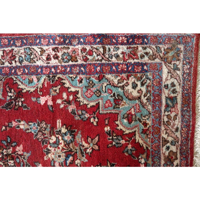 1950s, Handmade Vintage Persian Malayer Rug 4.2' X 6.4' For Sale - Image 10 of 13